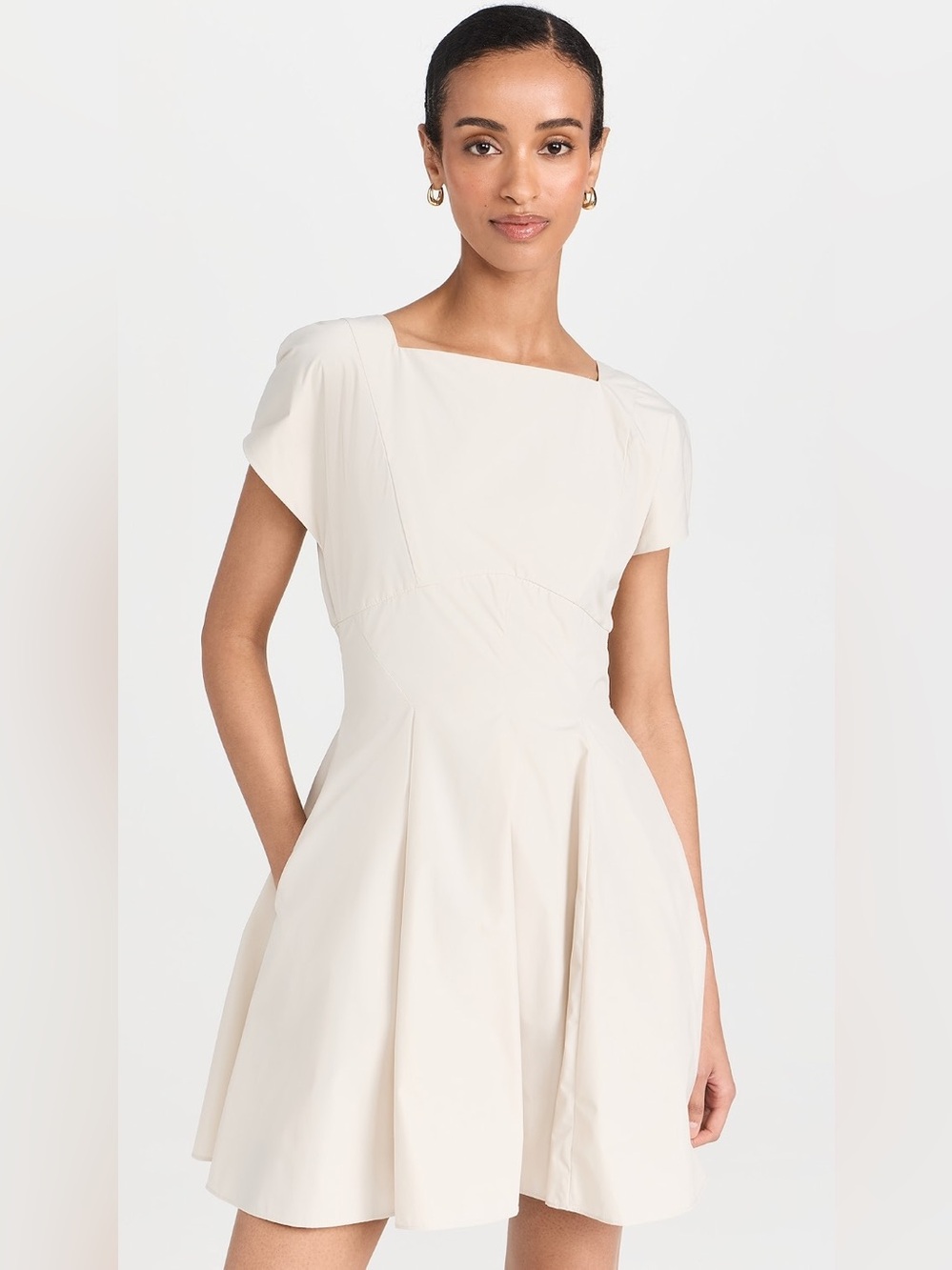 Amanda Uprichard Harper Dress Medium Color: Bone NWT
